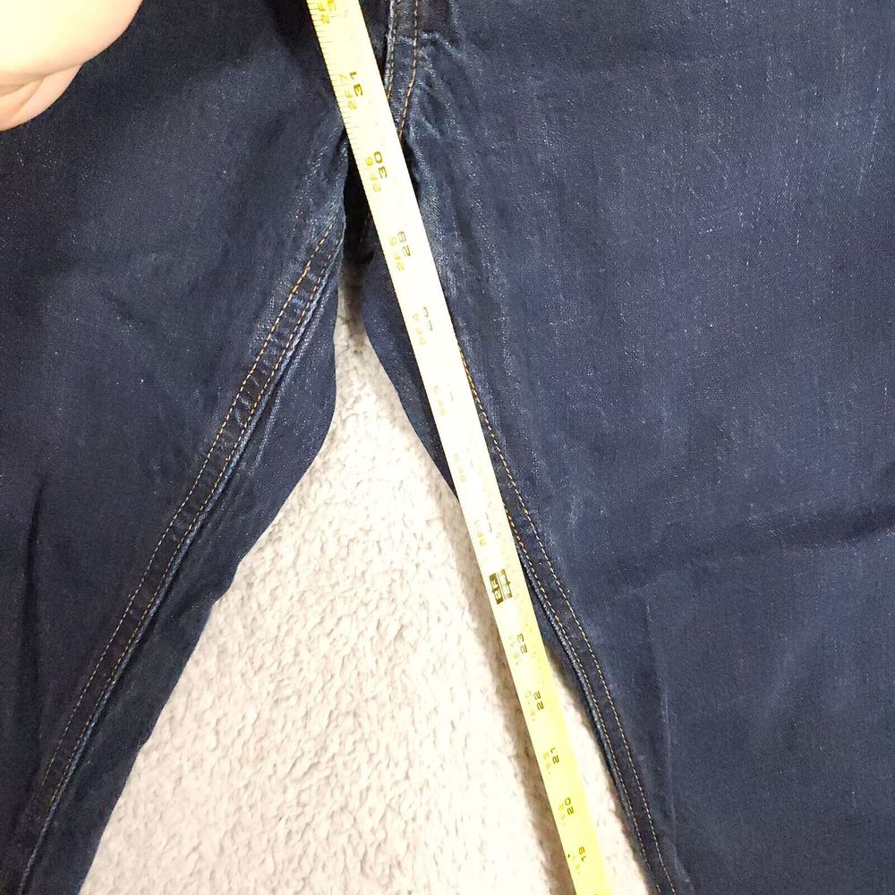 J.CREW The Sutton Mens Dark Wash Straight Leg 100% Cotton Jeans Size 32x32 a015 - Picture 9 of 12
